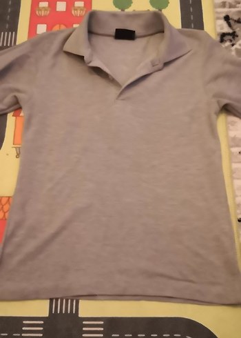 Gri uzun Kollu Polo Tişört 2 adet