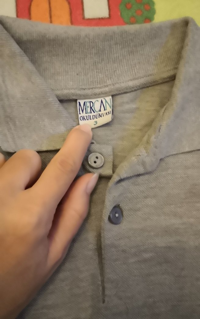 Erkek Gri Kısa Kollu Polo Tişört 2adet - Görsel 2