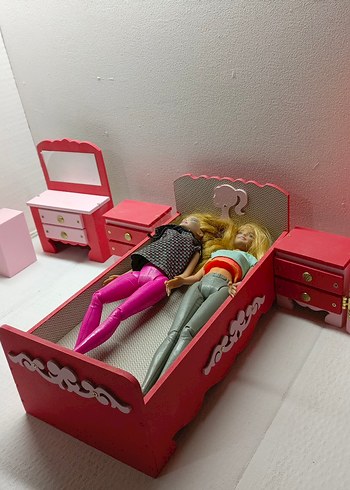 Pembe Renkli Bebek Yatak Odası Seti