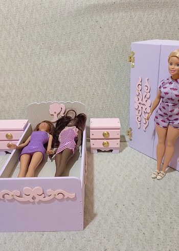 Pastel Pembe Bebek Mobilyası Seti - Görsel 2