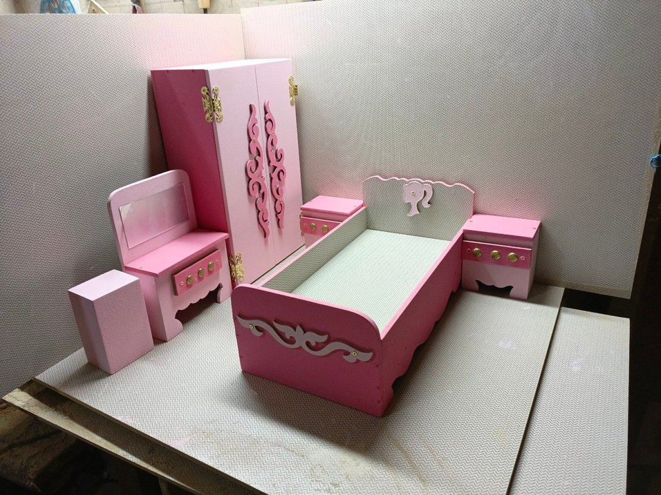 Pastel Pembe Çocuk Oyun Mobilyası Seti - Görsel 2