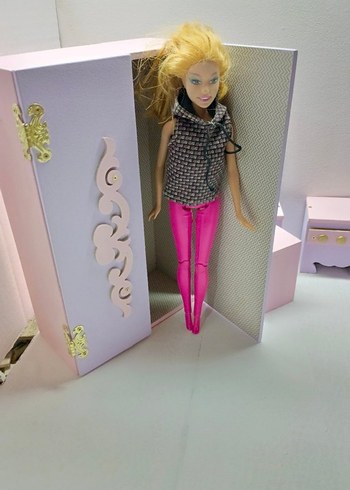 Pembe Bebek ve Pastel Mobilya Seti - Görsel 3