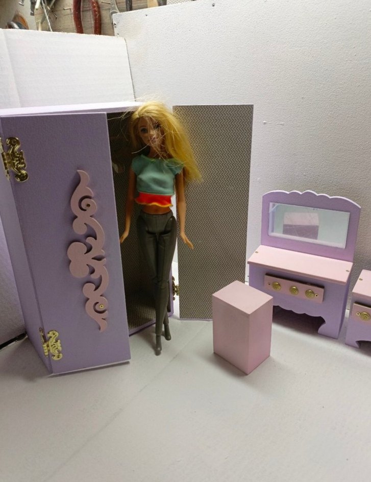 Pembe Bebek ve Pastel Mobilya Seti - Görsel 2