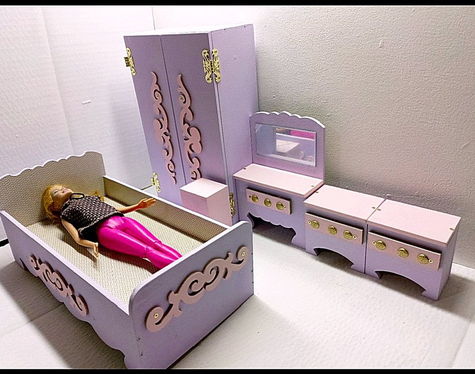 Pembe Bebek ve Pastel Mobilya Seti - Görsel 4