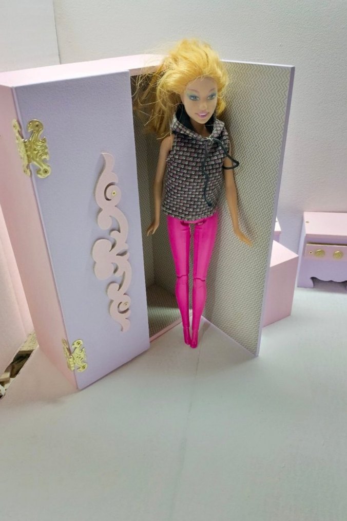 Pembe Bebek ve Pastel Mobilya Seti - Görsel 3