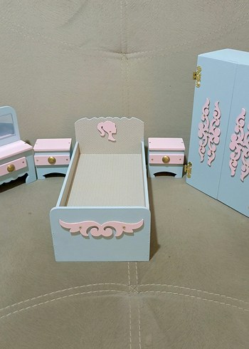 Pastel Pembe Çocuk Oyun Mobilyası Seti - Görsel 3