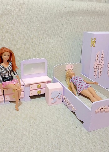 Pembe Pastel oyuncak Çocuk Yatak Seti - Görsel 4