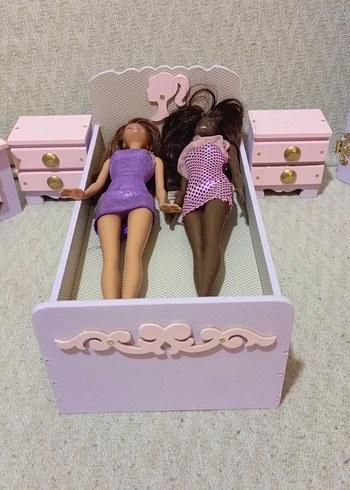 Pembe Pastel oyuncak Çocuk Yatak Seti - Görsel 6