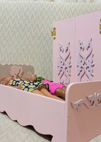 Çocuk Yatak Seti barbie bebekler görseldir ürüne dahil değildir - Görsel 4