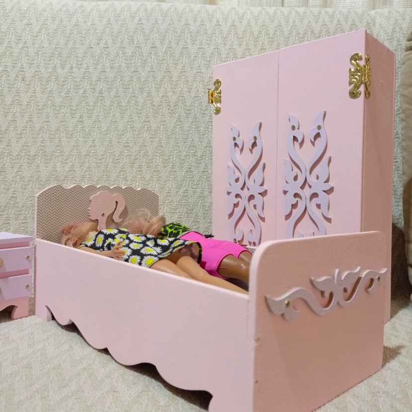 Çocuk Yatak Seti barbie bebekler görseldir ürüne dahil değildir - Görsel 4