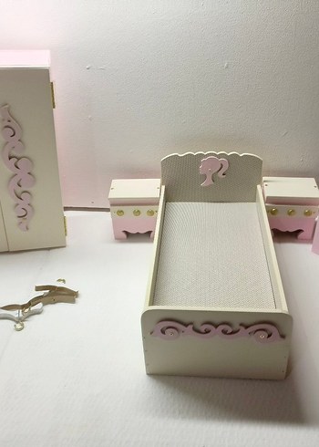 Pastel Mor Bebek ve Mobilya Seti