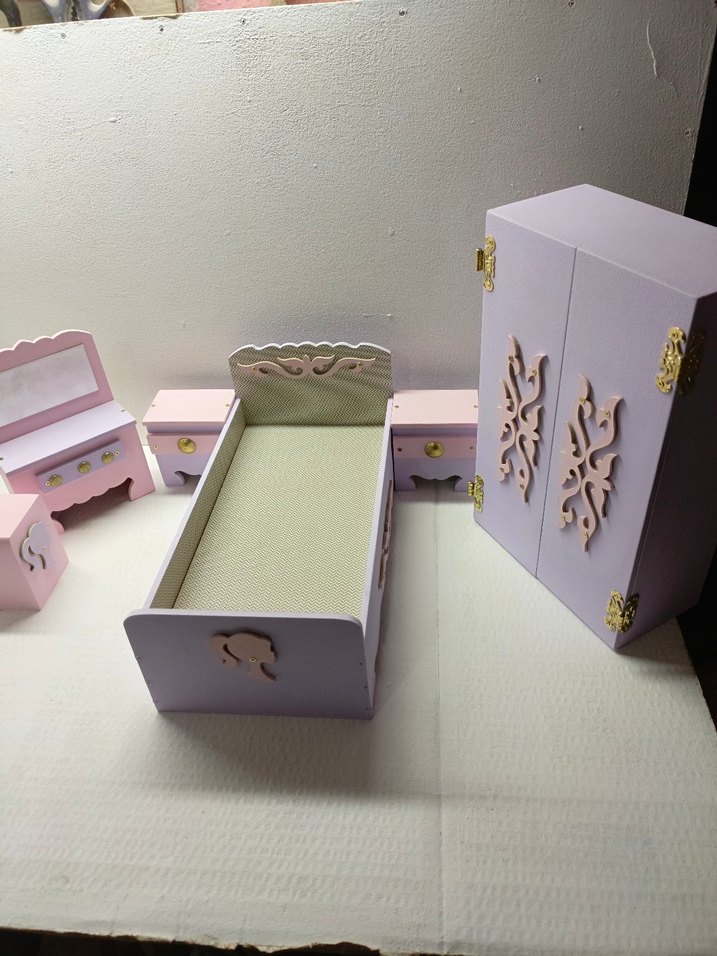 Pembe Bebek ve Pastel Mobilya Seti - Görsel 2