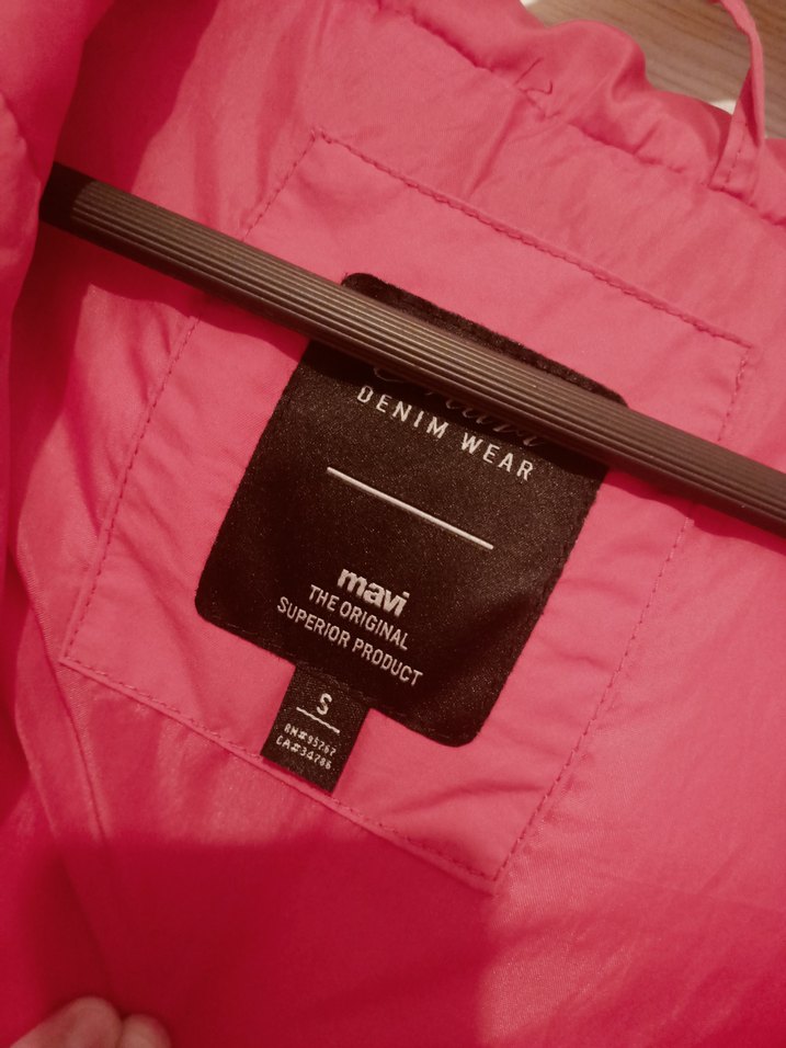 Pembe Fermuarlı Kadın Kışlık Mont - Görsel 2