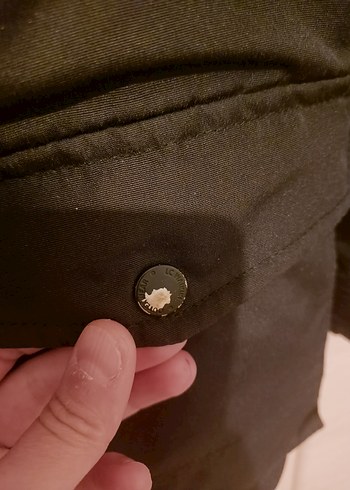 koyu mavi Erkek Çocuk Kemerli Street Wear Kaban - Görsel 3