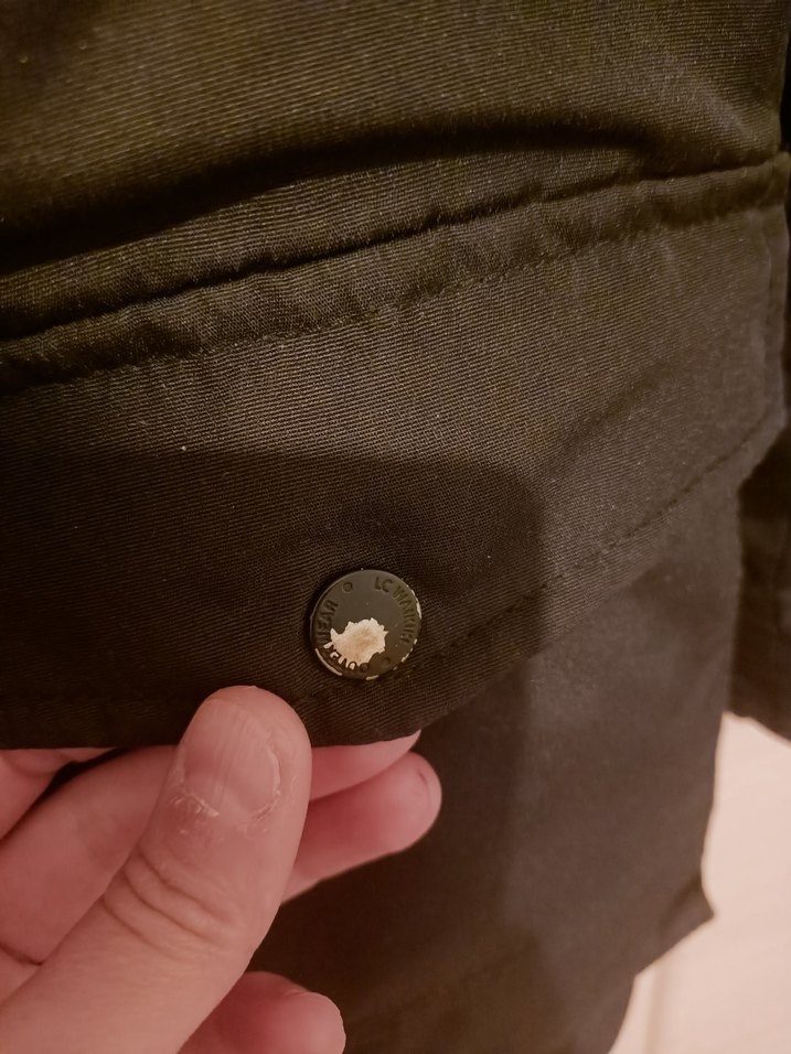 koyu mavi Erkek Çocuk Kemerli Street Wear Kaban - Görsel 3