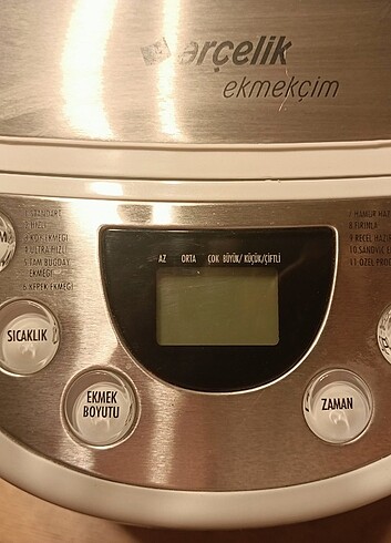 Arçelik ekmek yapma Makinesi  - Görsel 8