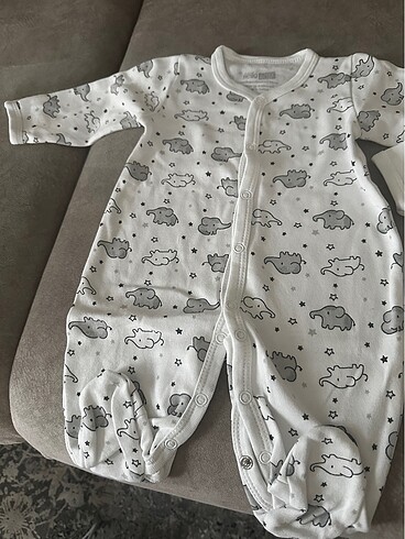 HelloBaby Yenidoğan 3'lü tulum takım