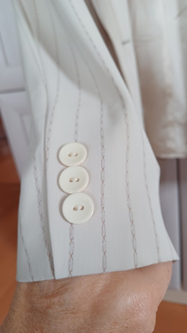 Bej Düğmeli Kadın Blazer Ceket - Görsel 5