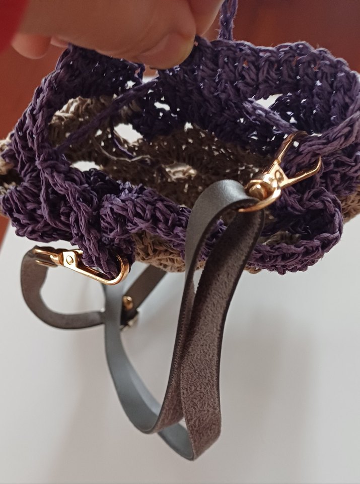 Dantel Detaylı Örgü Kadın Çapraz Çanta - Görsel 4