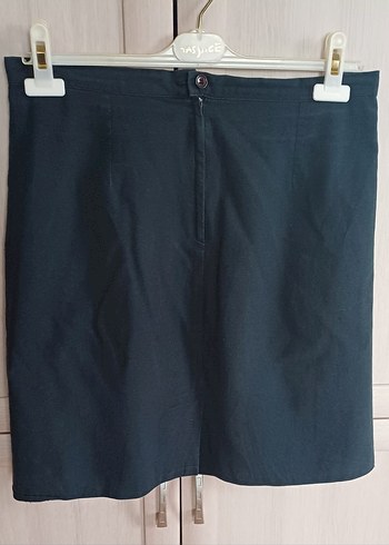 Lacivert Midi Etek - Görsel 5