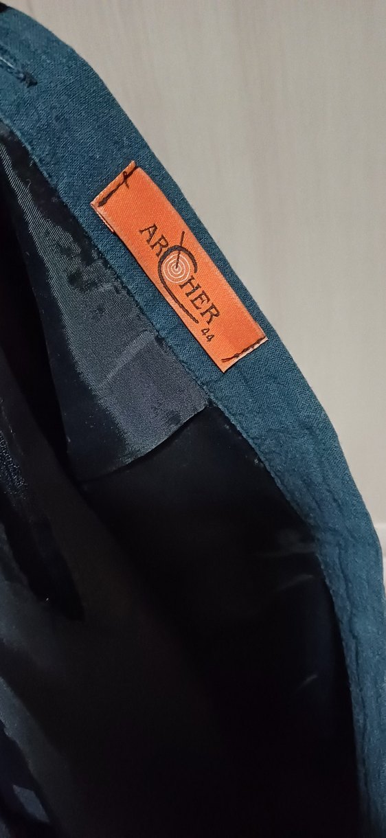 Lacivert Midi Etek - Görsel 3