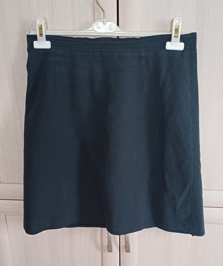 Lacivert Midi Etek - Görsel 4