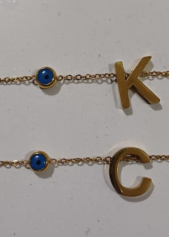 Uzun Zincirli Bohem Altın Renkli Çelik Bileklik Tane 150TL - Görsel 5