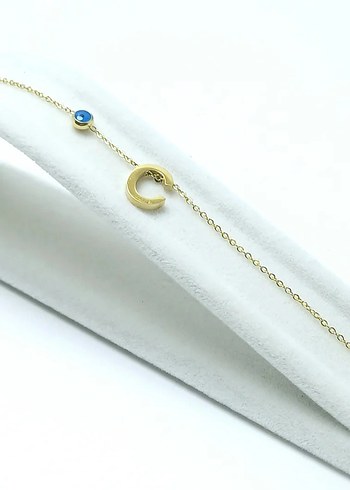 Uzun Zincirli Bohem Altın Renkli Çelik Bileklik Tane 150TL - Görsel 6