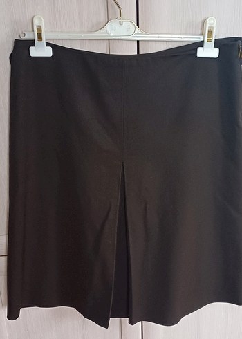 Kahverengi Pilili Midi Etek - Görsel 7