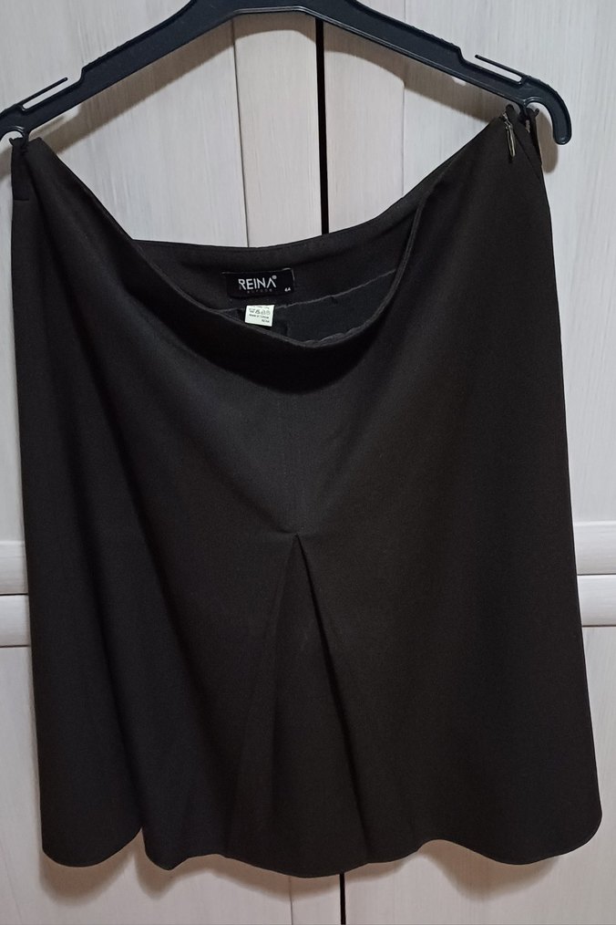 Kahverengi Pilili Midi Etek - Görsel 4