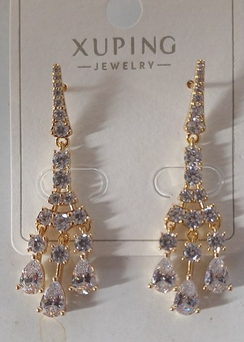 Altın Renk Mini Payetli Kadın Çelik Küpeler Tane 370TL - Görsel 5