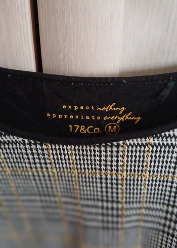 Gri Desenli Triko Kadın Sweatshirt - Görsel 3