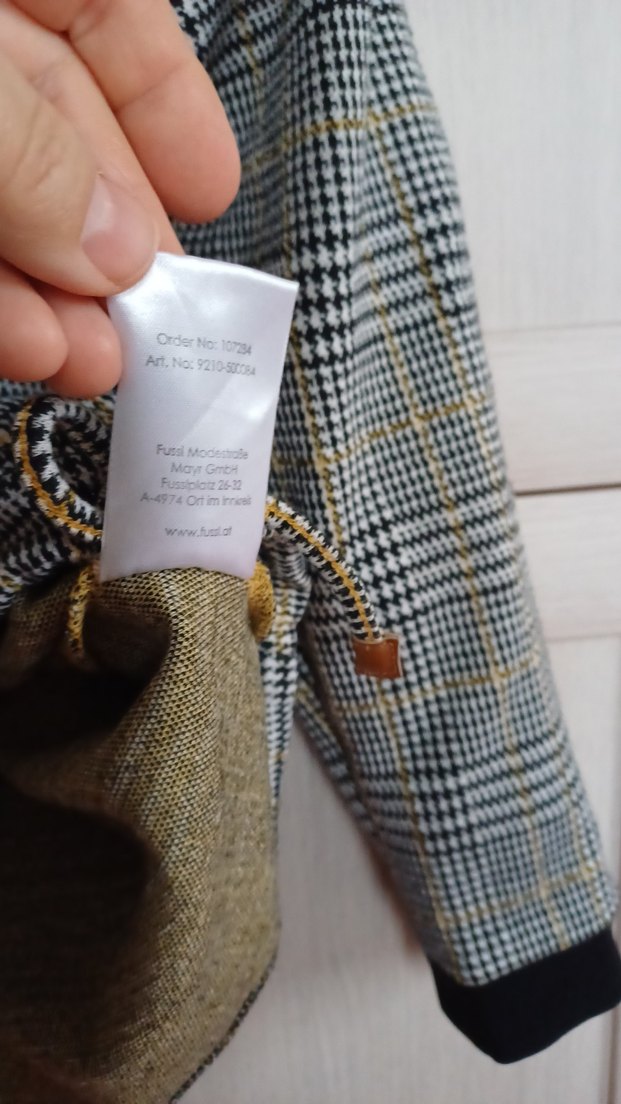 Gri Desenli Triko Kadın Sweatshirt - Görsel 5