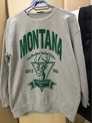 Montana gri kadın sweatshirt