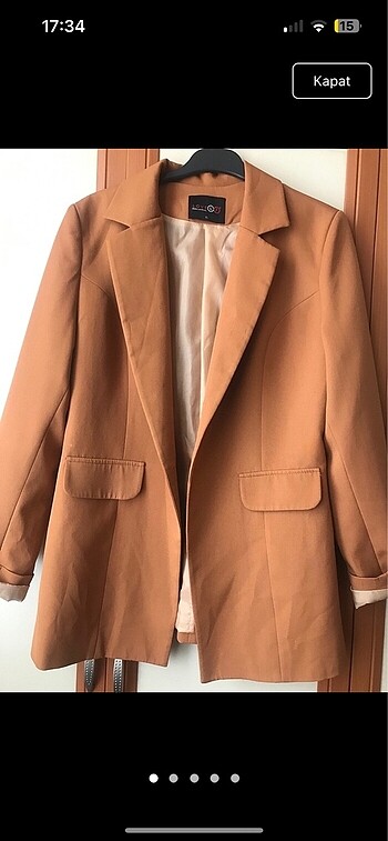 Taba kadın blazer ceket