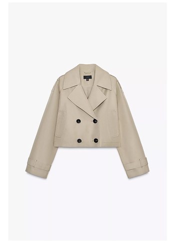 Zara Zara kısa trençkot
