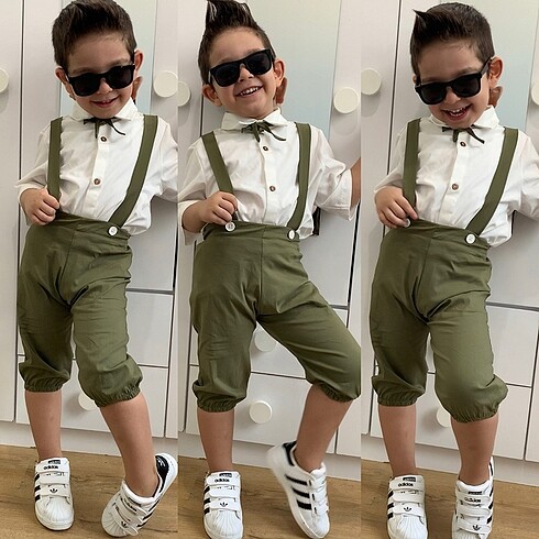24-36 Ay Beden yeşil Renk Salopet