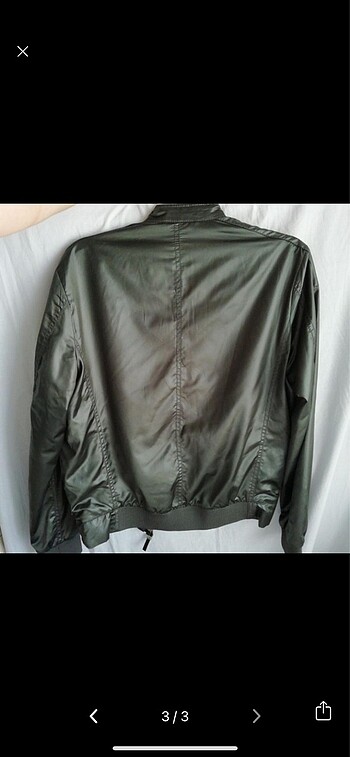 m Beden haki Renk Orjinal Zara Bomber mevsimlik mont