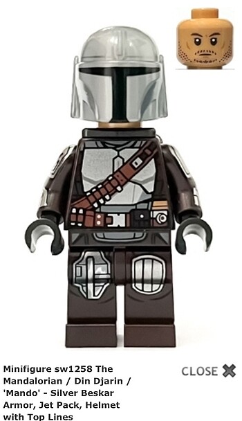 LEGO STARWARS DİN DJARİN FİGÜRÜ