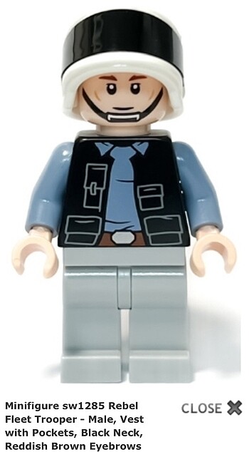 LEGO STARWARS 5 ADET REBEL PİLOT TROOPER