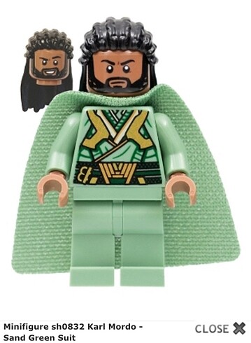 LEGO MARVEL KARL MORDOĞAN FİGÜRÜ