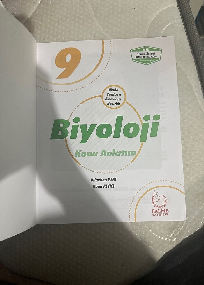 Palme yayınları 9 sınıf test  kitabi - Görsel 2