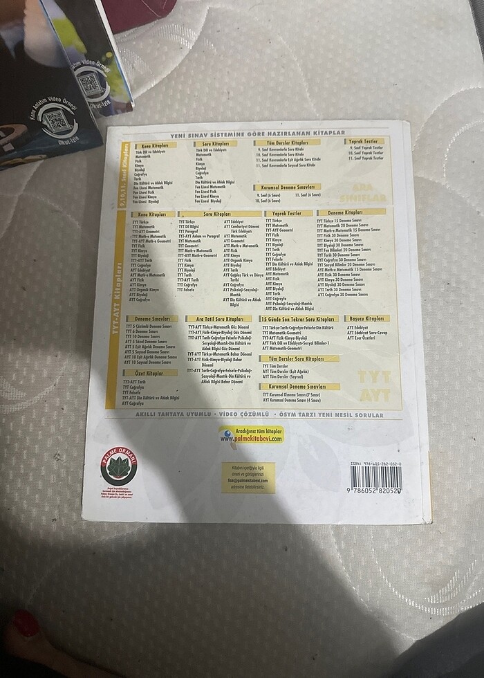 Palme yayınları 9 sınıf test  kitabi - Görsel 3