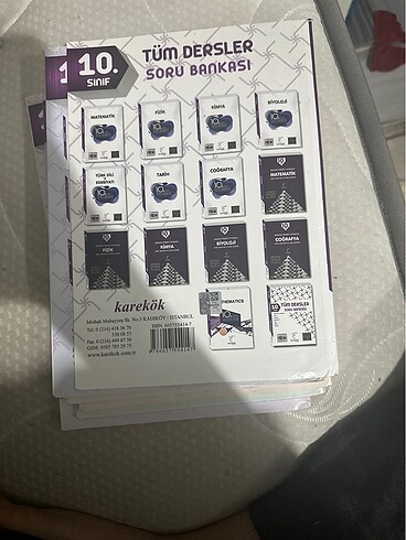 Karekök yayinlari tüm dersler tes kitabi 10 sınıf - Görsel 4