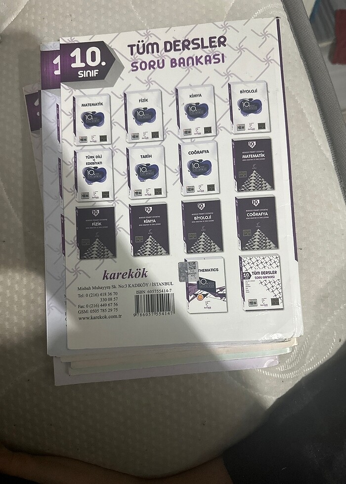 Karekök yayinlari tüm dersler tes kitabi 10 sınıf - Görsel 4