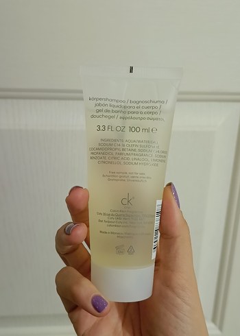 Calvin Klein CK One Erkek Vücut Yıkama Jeli - Görsel 2