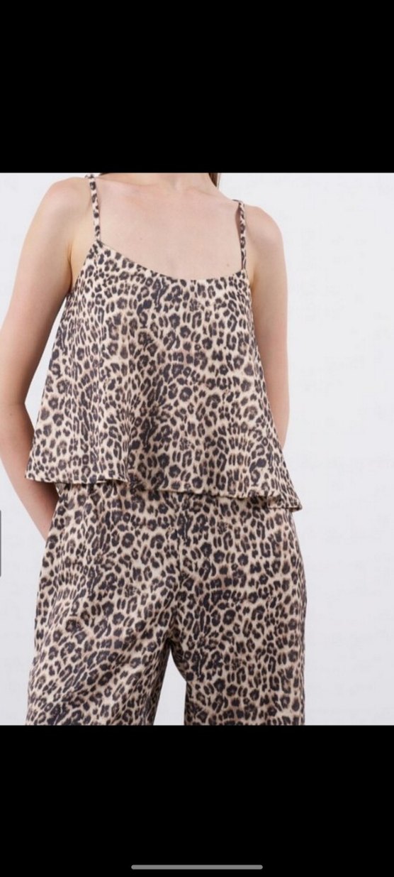Leopar Desenli Askılı takım - Görsel 3