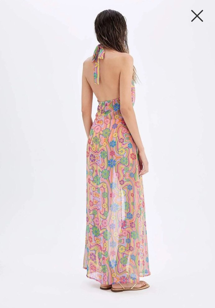 defacto uzun pareo - Görsel 3