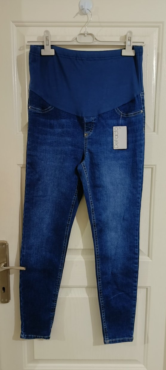 defacto likralı hamile jean - Görsel 2