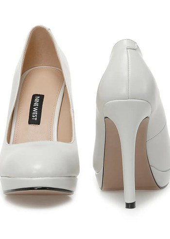 Nine West Beyaz  Stiletto - Görsel 4